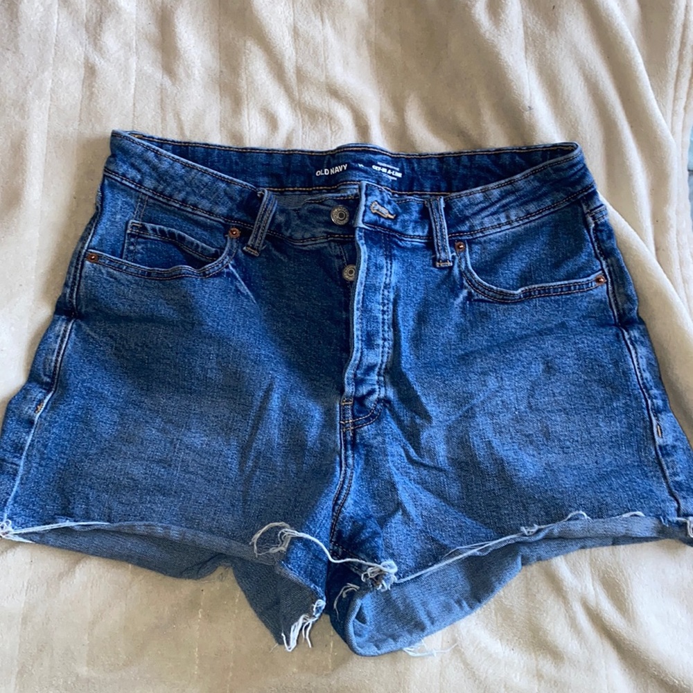 old navy high rise shorts